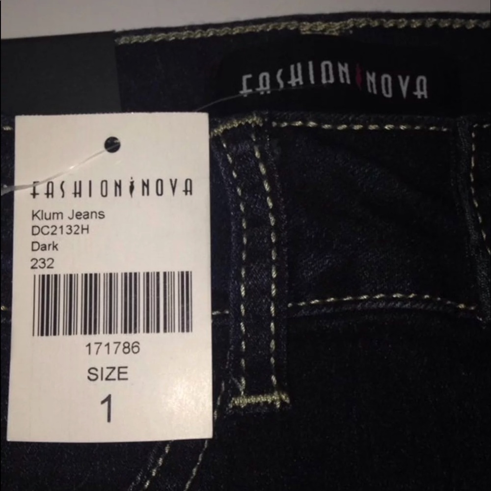 Brand new fashion nova blue jeans